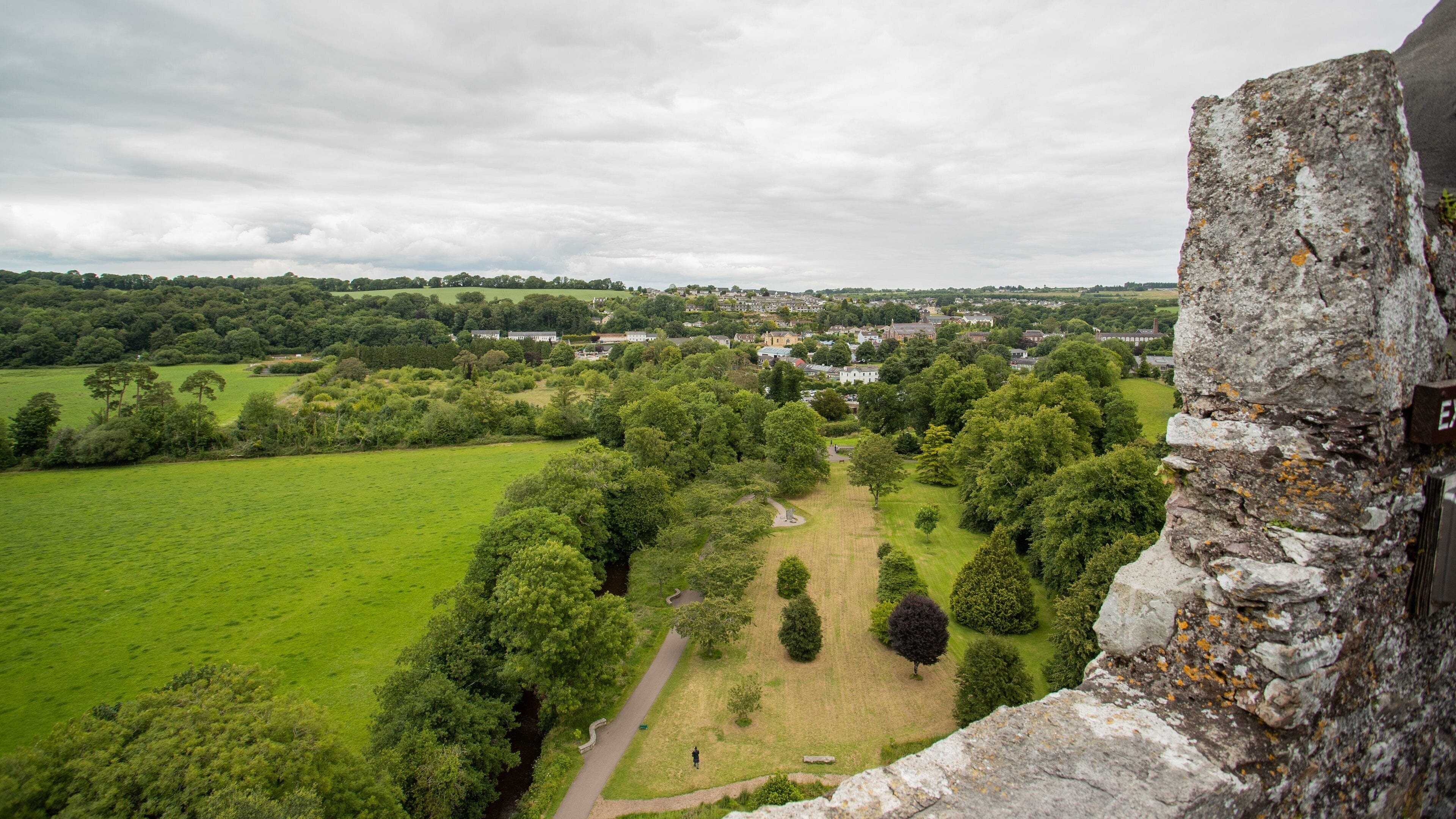 Blarney Stone which includes views and tranquil scenes