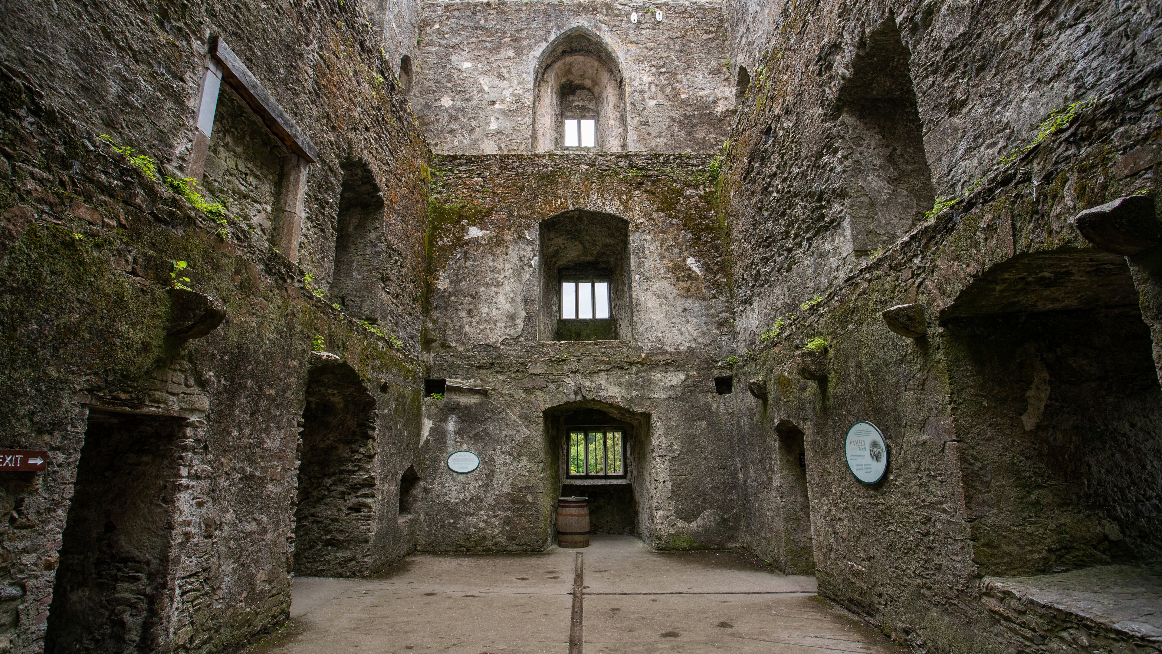 Blarney Stone showing building ruins and heritage architecture