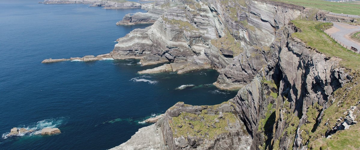 The Kerry Cliffs are just as spectacular as the Cliffs of Moher and are a great stop while driving the Ring of Kerry. The Skellig Islands can be seen from the cliffs.