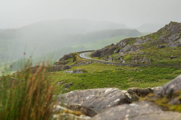 Moll\'s Gap featuring tranquil scenes and mist or fog