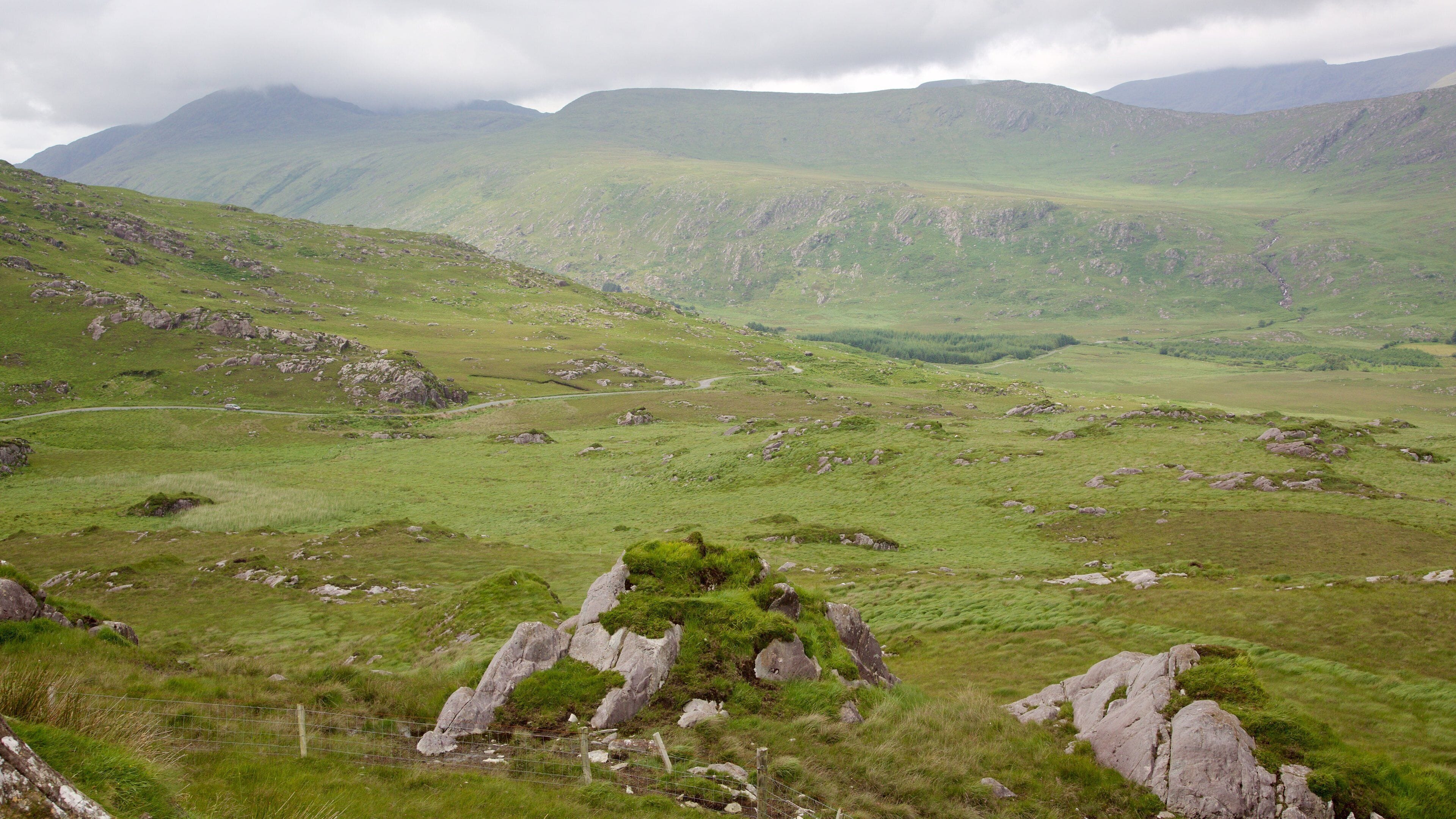 Moll\'s Gap que incluye escenas tranquilas y vistas de paisajes