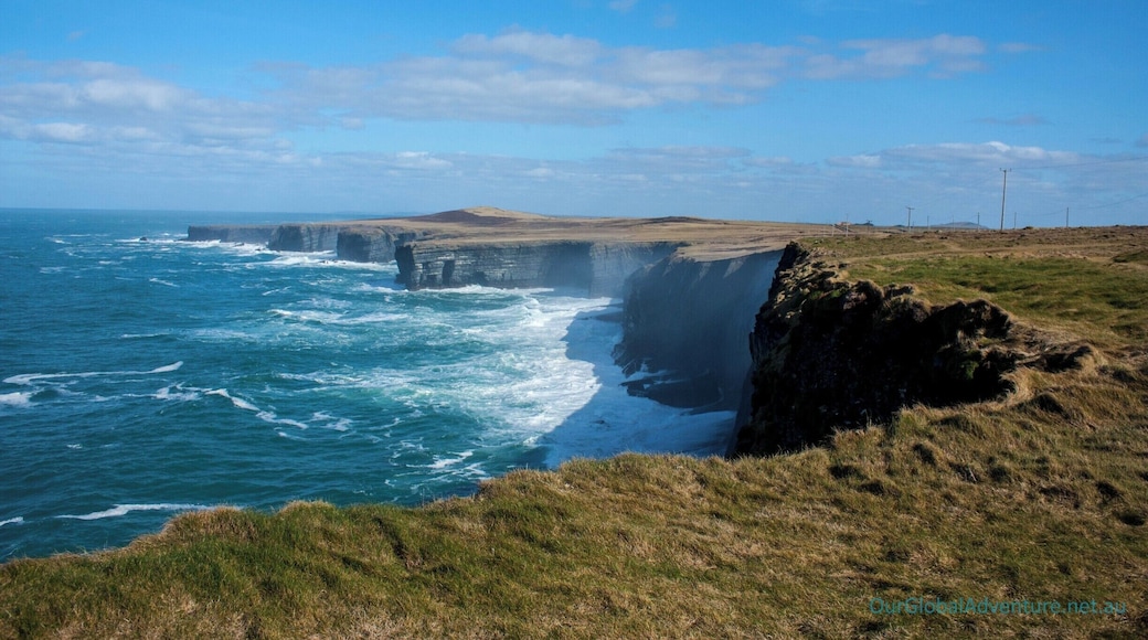 The "other" cliffs of County Clare. Looking North East from Loop Head Lighthouse.