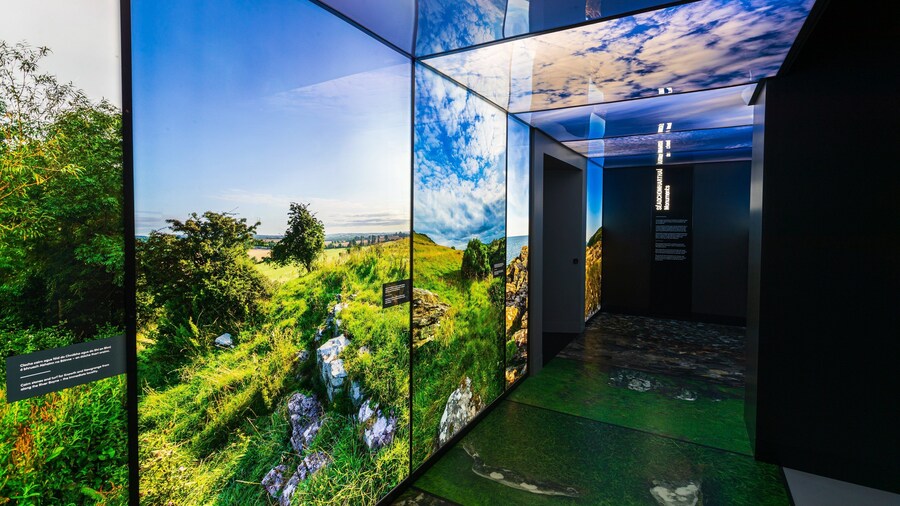 Bru na Boinne Visitor Centre which includes interior views