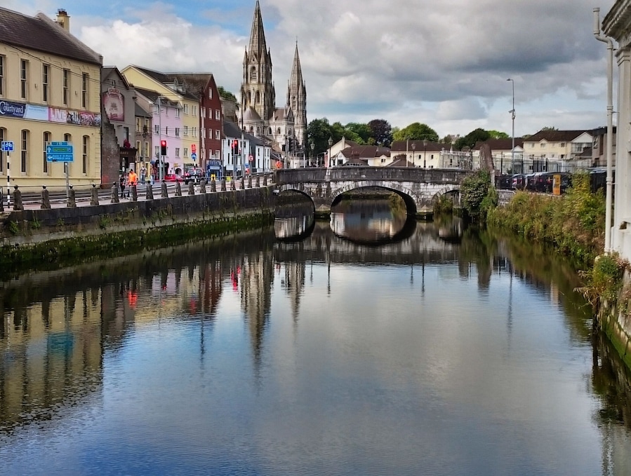 Beautiful river through the centre of Cork