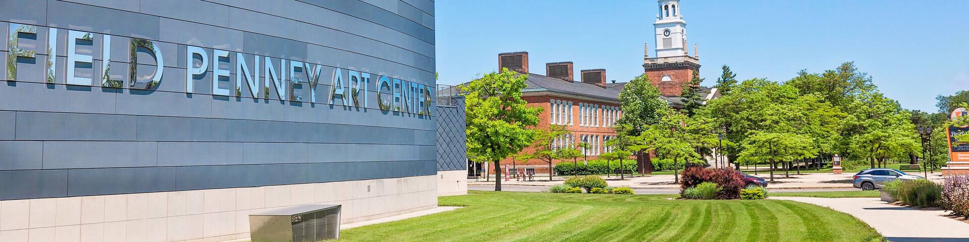 Buffalo, USA-20 July, 2019: Burchfield Penney art center, an arts and educational institution part of Buffalo State College