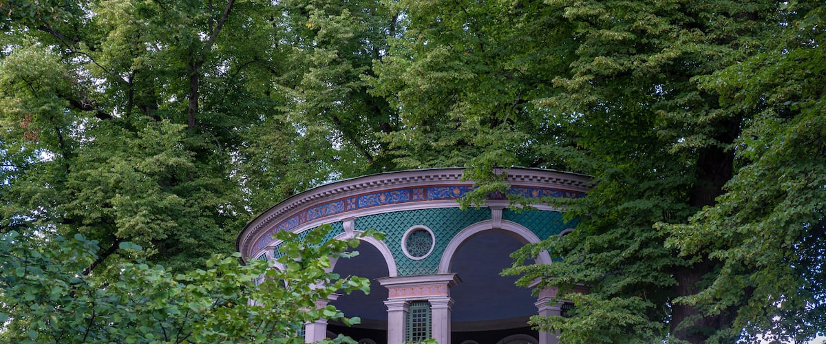 Haga Echo Temple in Hagaparken in Solna North Stockholm, Sweden