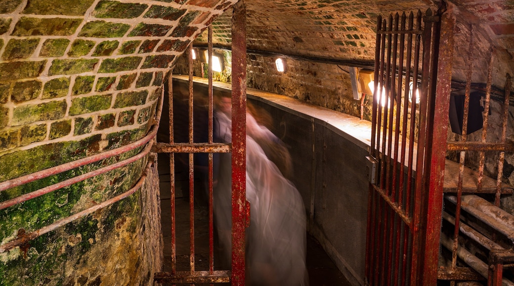 Crumlin Road Gaol featuring heritage elements and interior views