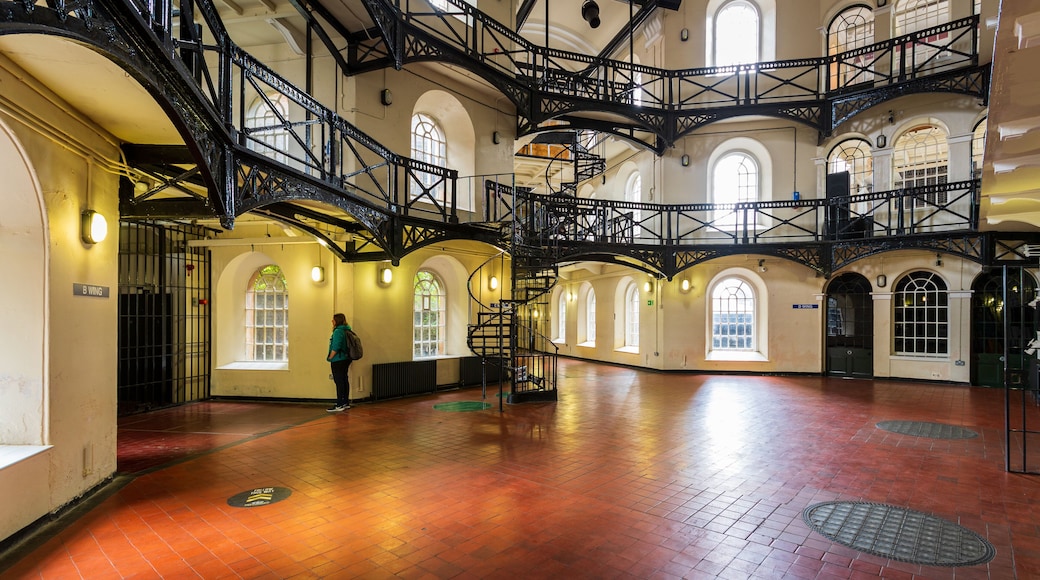 Crumlin Road Gaol which includes interior views and heritage elements