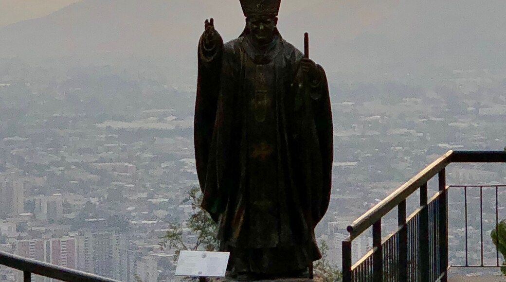 Sunset in San Cristóbal Hill, Chile