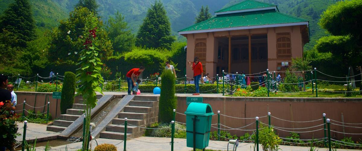 Chashma Shahi Garden featuring heritage architecture