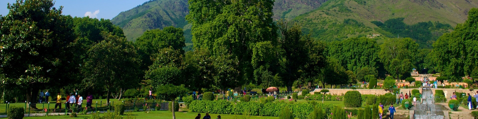 Jardines de Mughal mostrando un parque