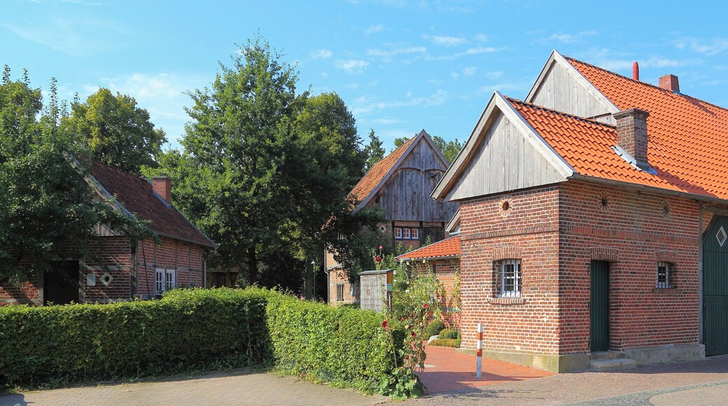 The Heimathues Kittken in Altenberge, Kreis Steinfurt, North Rhine-Westphalia, Germany.