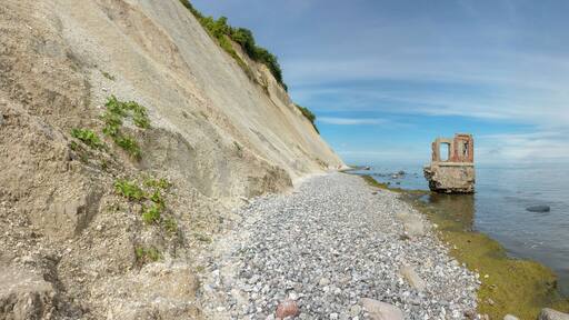 Kap Arkona, Rest des Landungsstegs