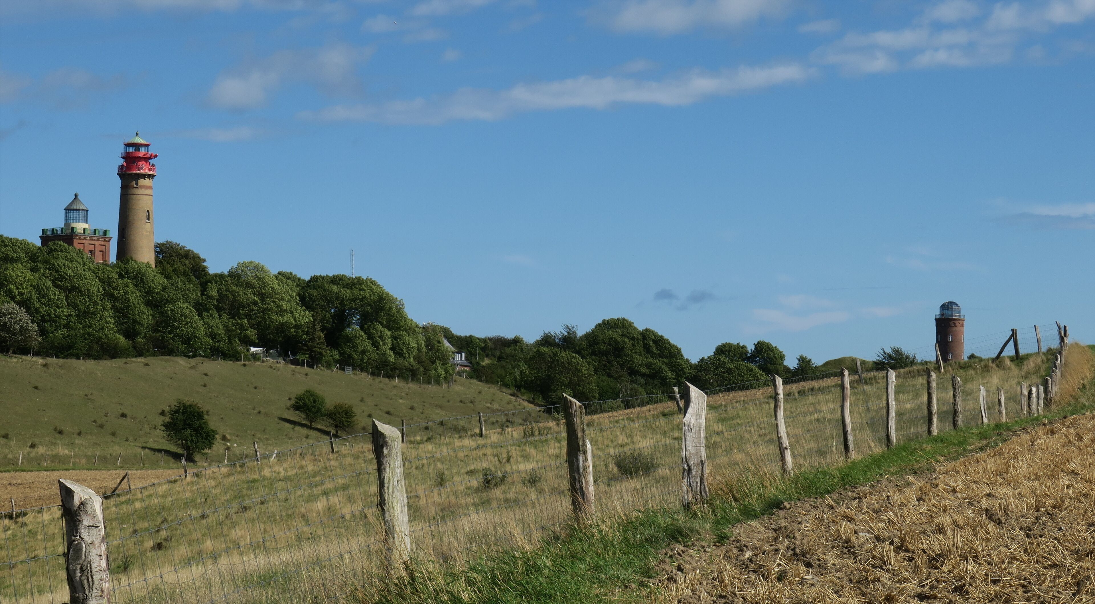 Drei Leuchttürme