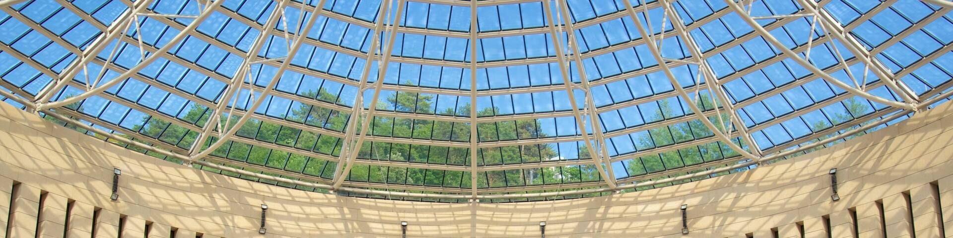 Museum of Modern and Contemporary Art which includes interior views