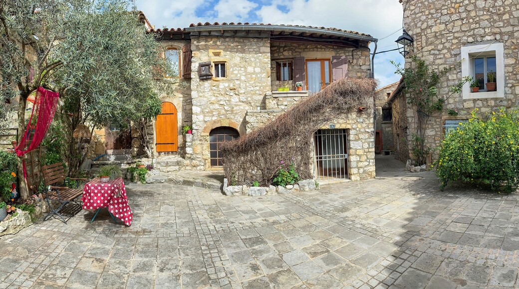 the beautiful French village Les Matelles in Occitania