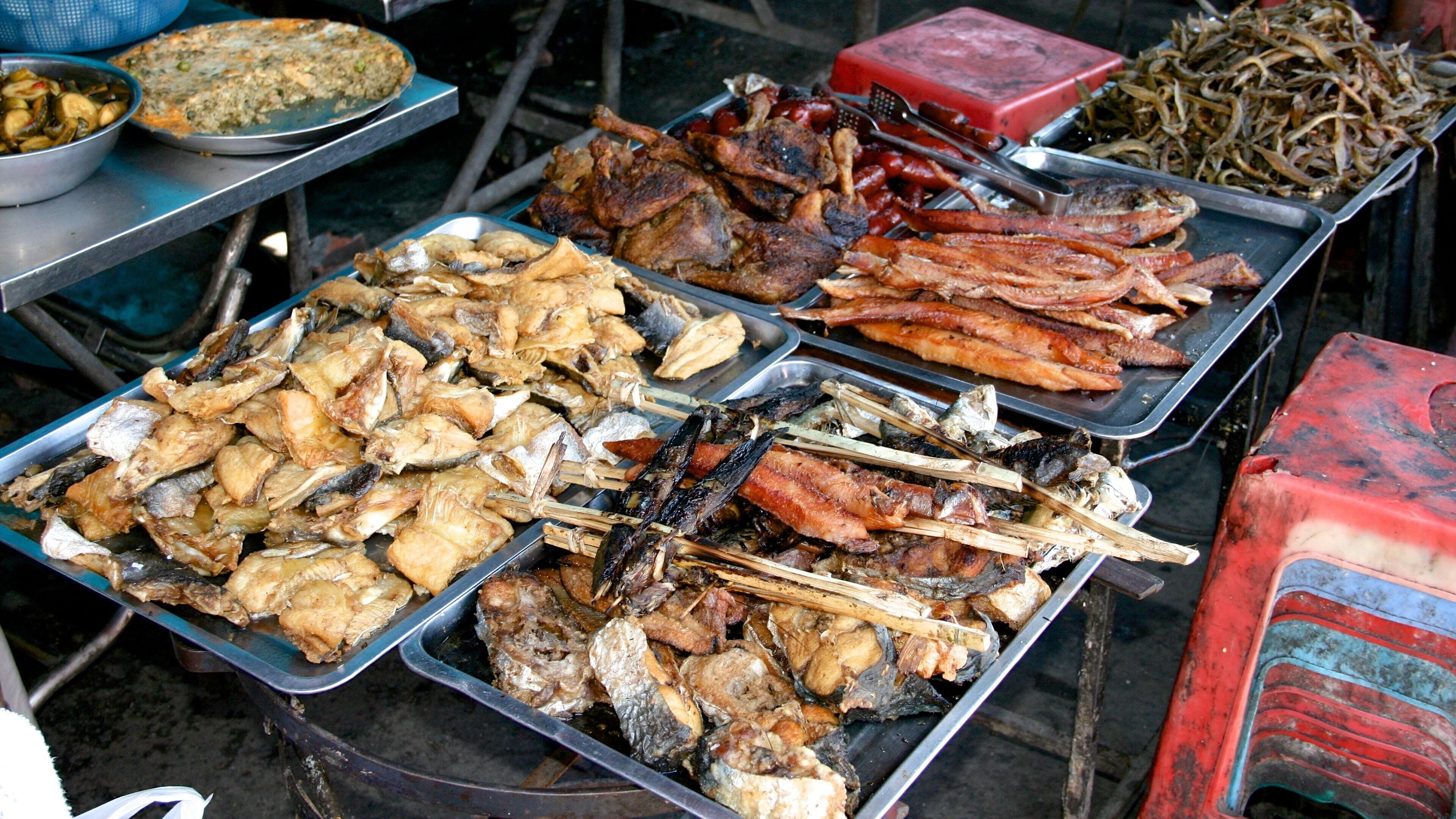 Kandal Market which includes food