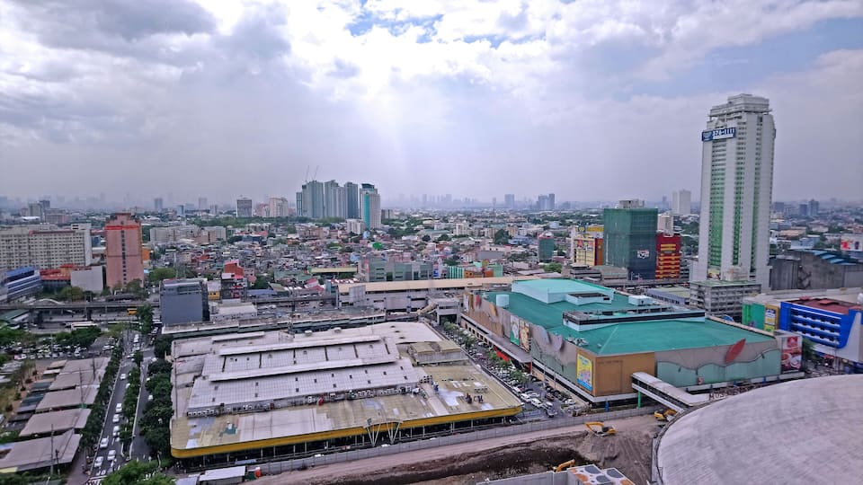 Quezon city view from the top in Quezon City, Philippines