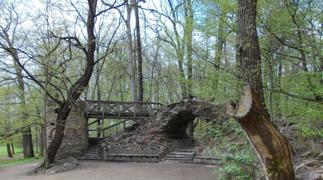 Wilhelm's Rest in the park of Machern (Leipzig district, Saxony)