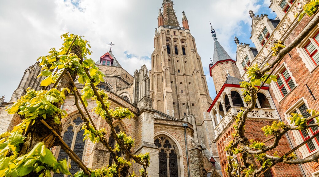 Church of Our Lady, cathedral towers, Bruges, Belgium