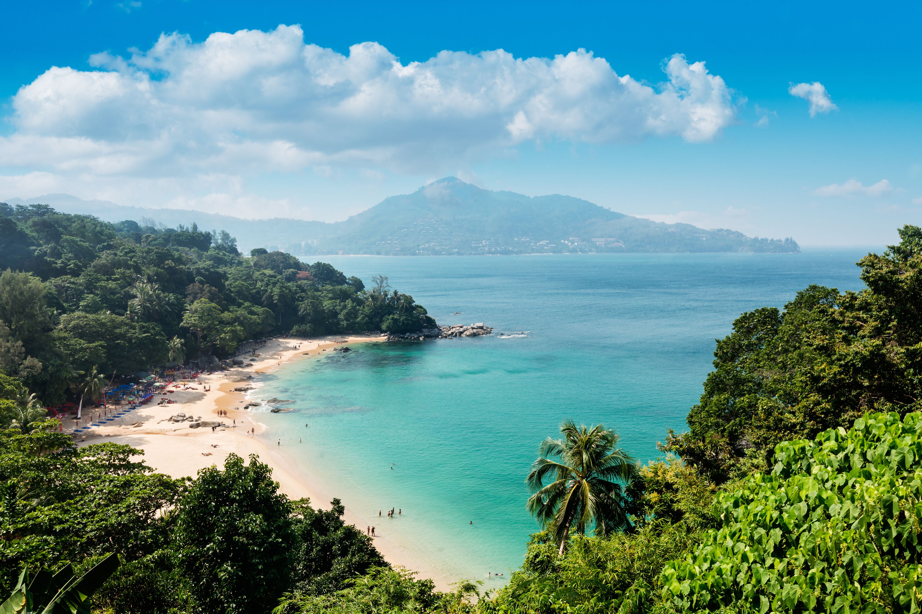 The bay of Kamala Beach in Phuket, Thailand.  , Shutterstock ID 655258048, SF SSA Case with Manager Approval: Case 07151371, Job: Prepay credit, Client/Licensee: , Other: