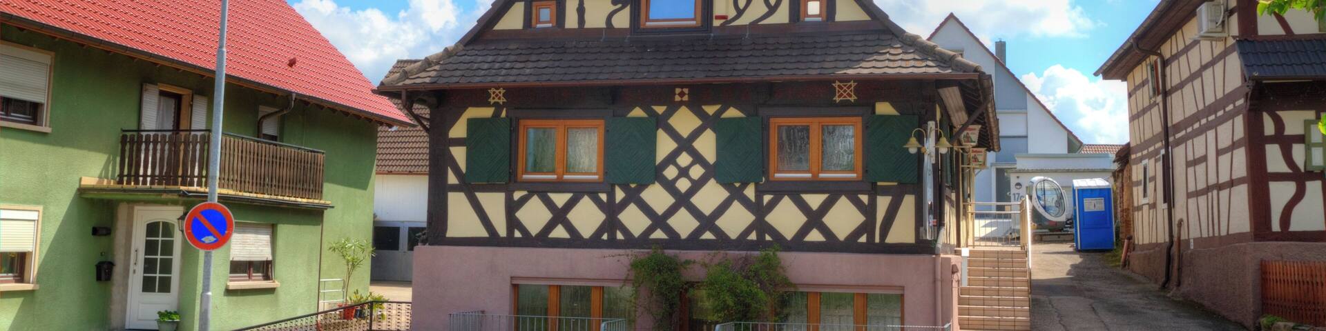 Fachwerkhaus im badischen Bietigheim.