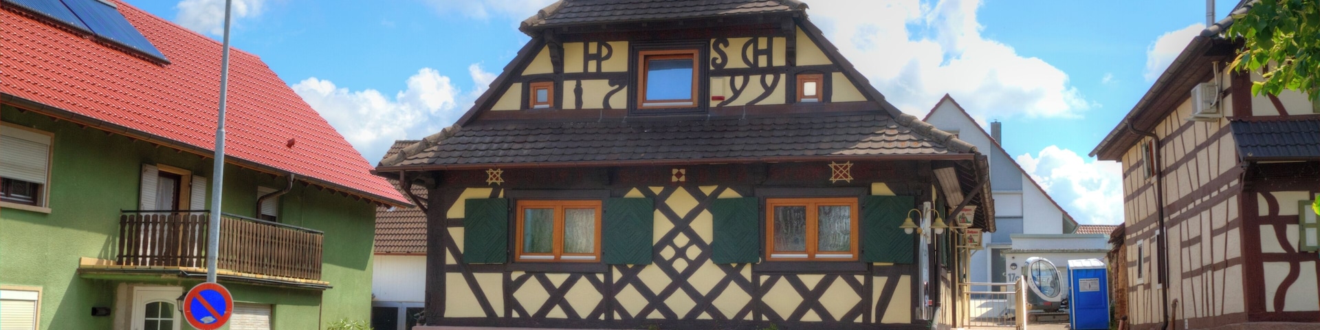 Fachwerkhaus im badischen Bietigheim.