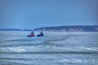 When Lake Erie has enough ice, cities of ice fisherman gather at the Catawba Island State Park to head out towards Put-in-Bay to try their luck at ice fishing. Great bucket list experience for those who've never had the opportunity.