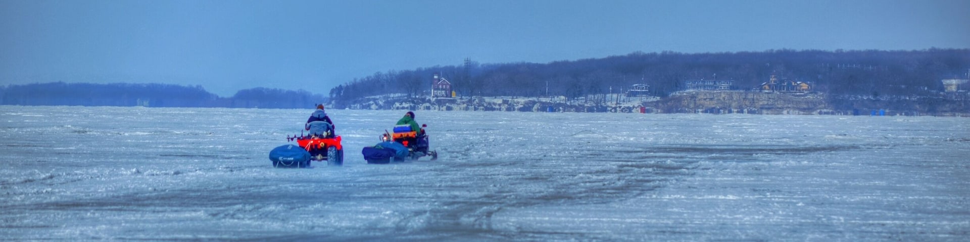 When Lake Erie has enough ice, cities of ice fisherman gather at the Catawba Island State Park to head out towards Put-in-Bay to try their luck at ice fishing.  Great bucket list experience for those who've never had the opportunity.