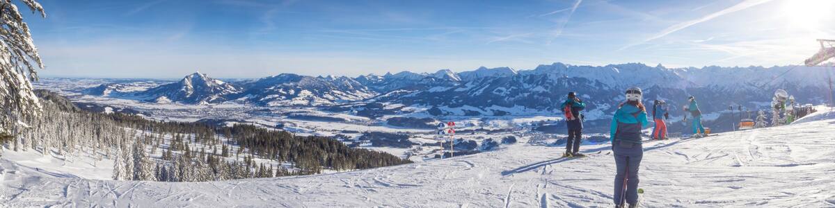 Deutschland, Bayern, Allgäu, Skigebiet Bolsterlang