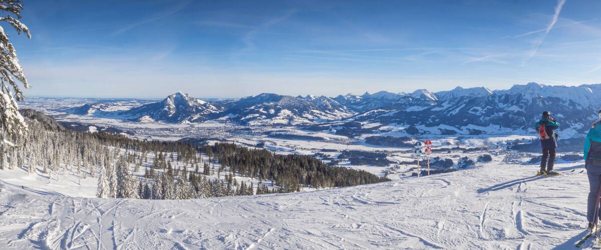 Deutschland, Bayern, Allgäu, Skigebiet Bolsterlang