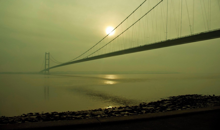 The impressive Humber bridge, Worth a look on route to Hull