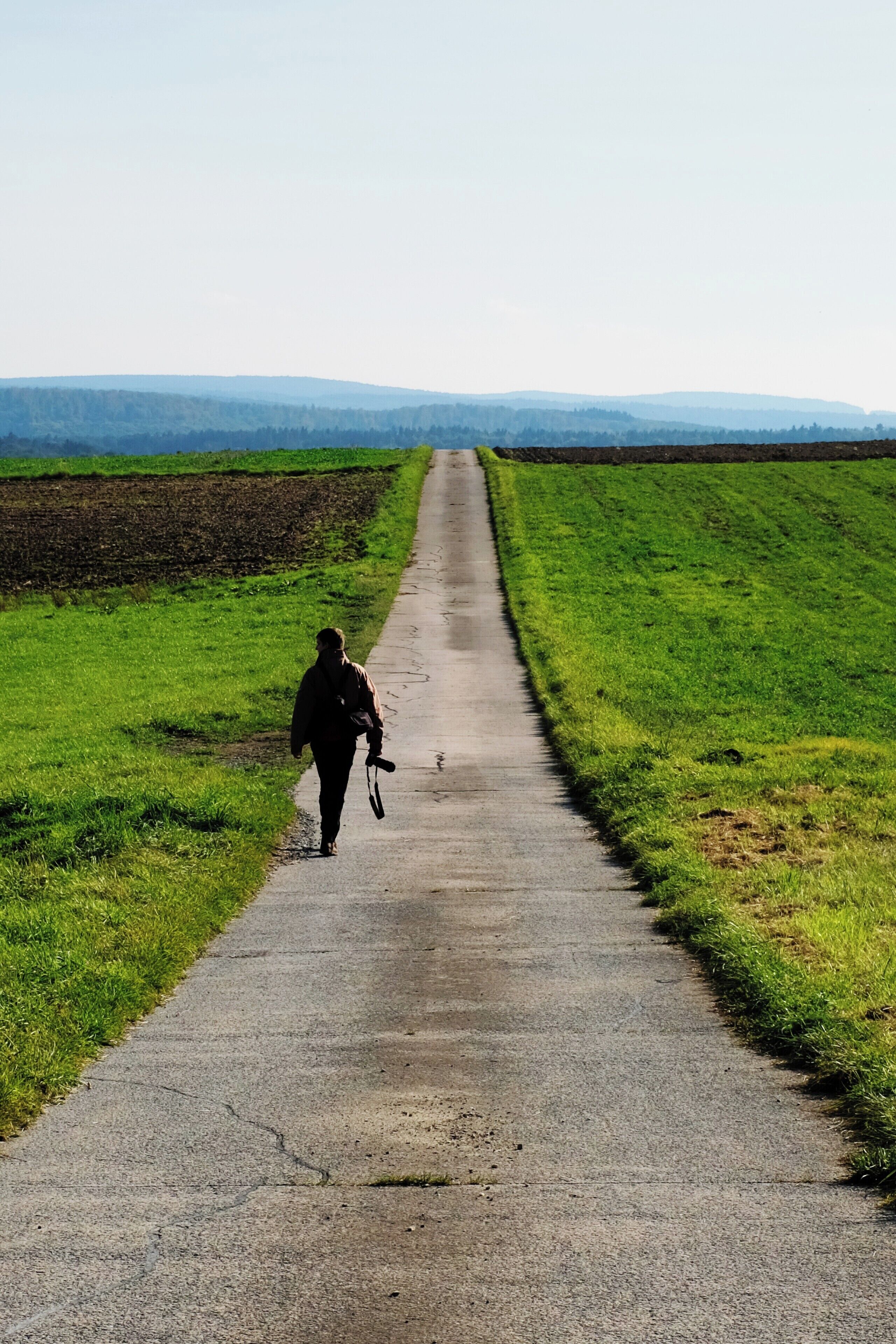 Not much to say about this guy, he seems to have a nice camera (Nikon), a backpack (full of filters), a tripod and of course a nice view over the beautiful landscape of Mittelhessen.