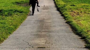 Not much to say about this guy, he seems to have a nice camera (Nikon), a backpack (full of filters), a tripod and of course a nice view over the beautiful landscape of Mittelhessen.