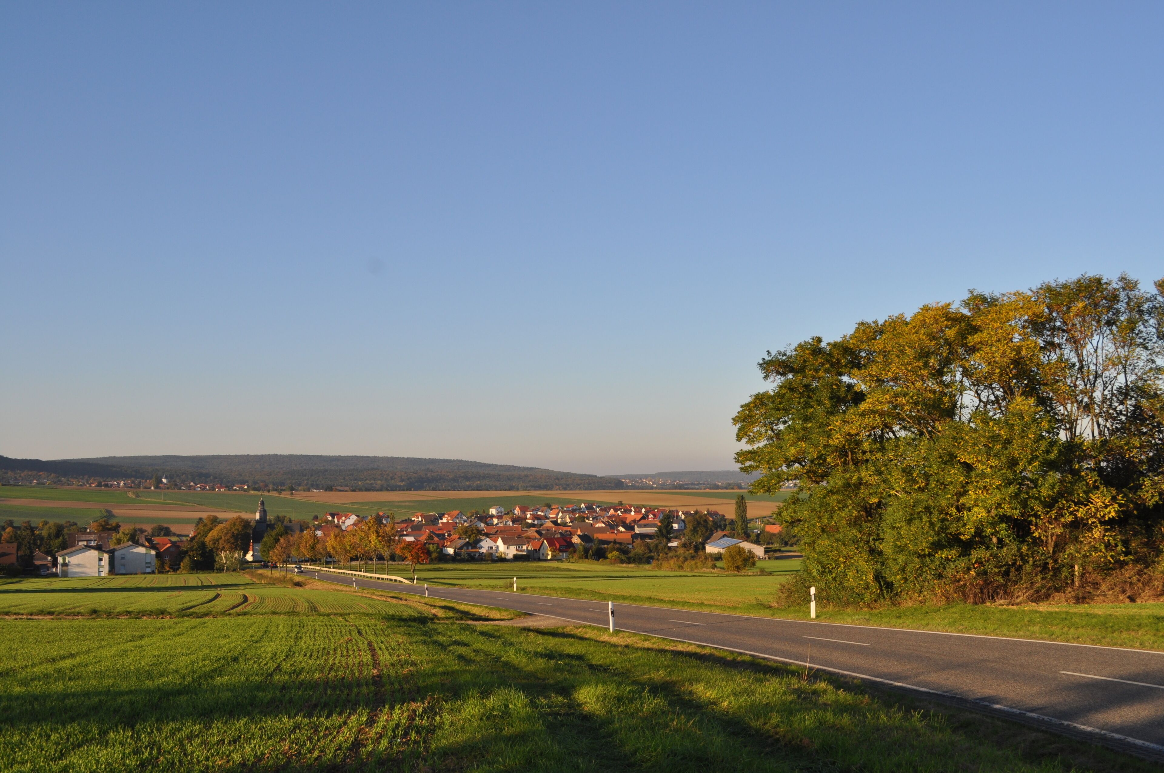 View on Fauerbach vor der Höhe