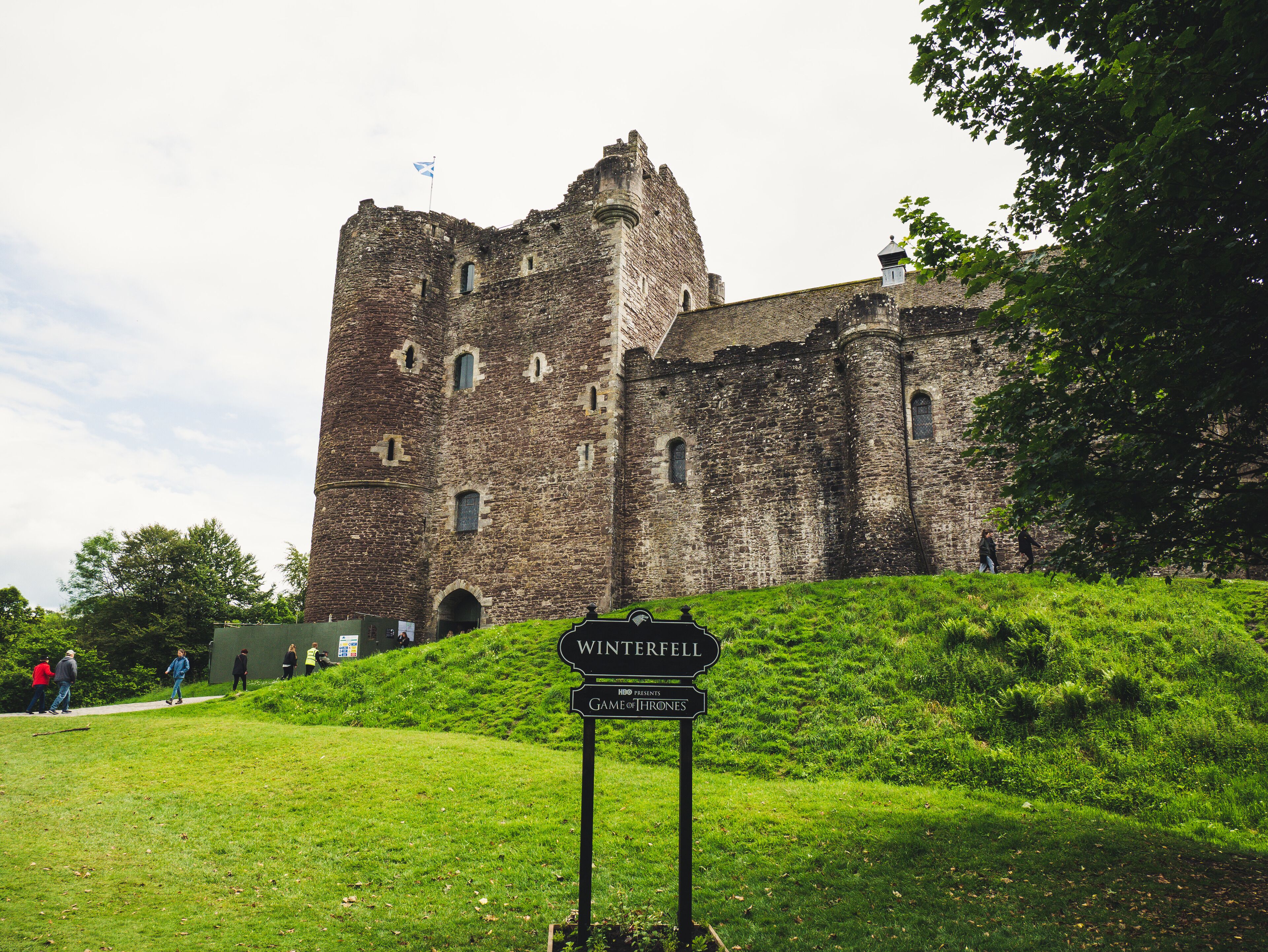 Historically rather unimportant Doune castle is famous for being used as a filming location for Game of Thrones, Outlander and Monty Phyton and the holy grail.