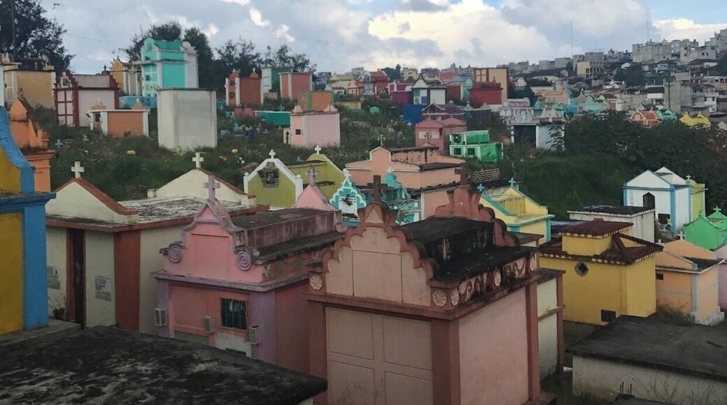 This is the incredible colorful cemetery of Chichicastenango city in Guatemala. A place that reflects the culture,religiosity and spirituality of Guatemalan people.