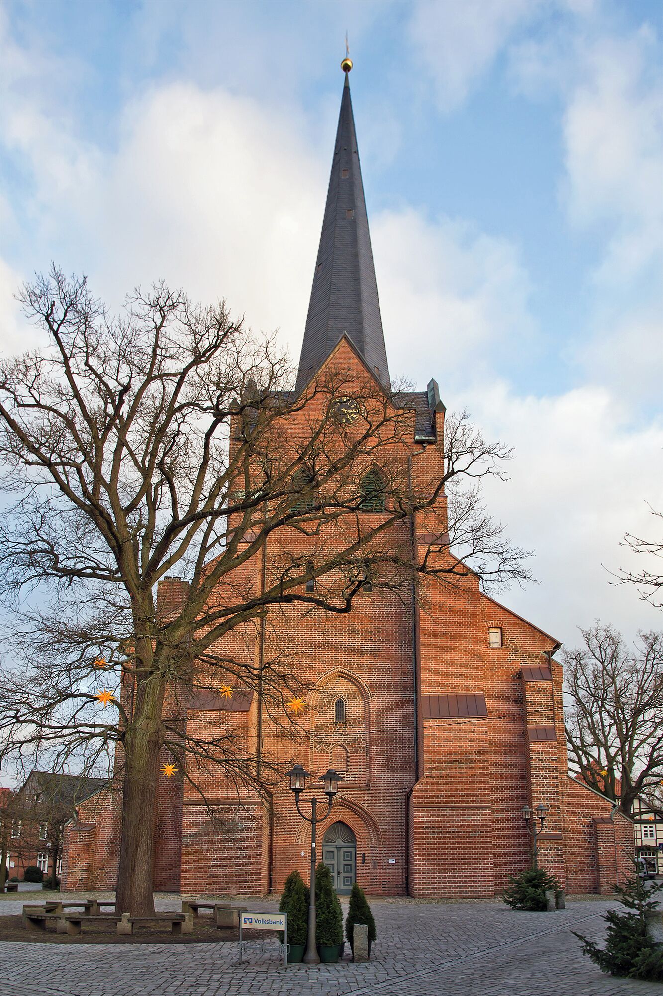 Church of the town Dannenberg (district Lüchow-Dannenberg, northern Germany).