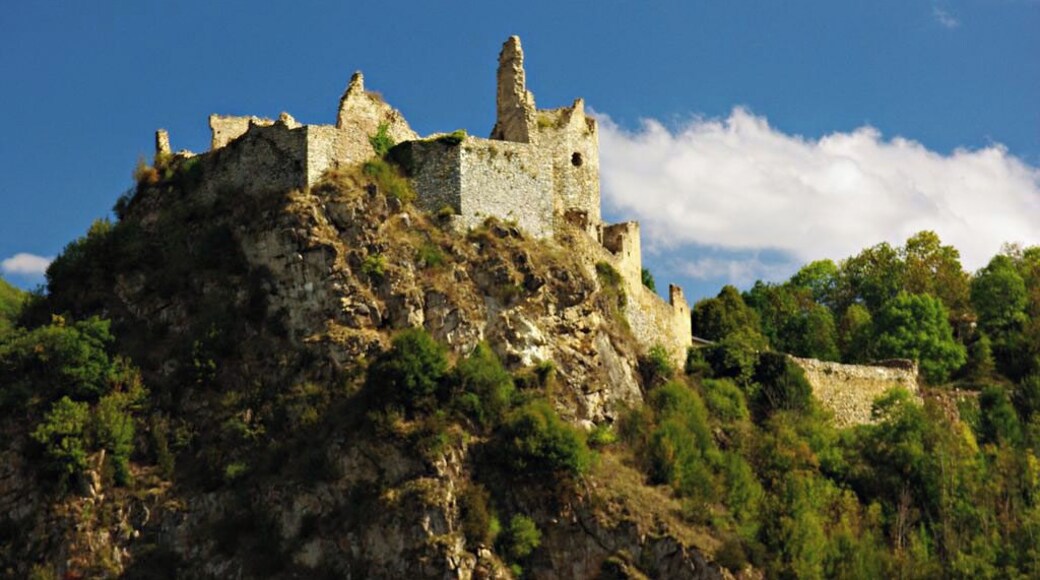 Château d'Usson, one of the Cathar castles of France.