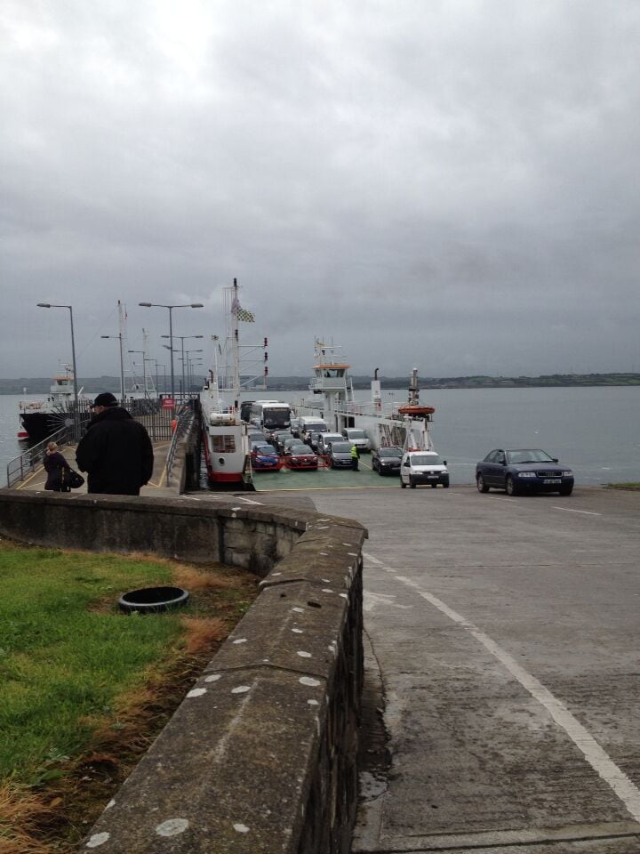 Ferry across the Shannon River