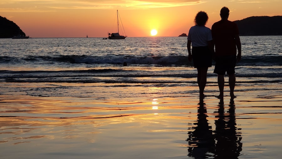 The golden sunsets in Zihuatanejo Bay and the broad sandy beaches make for stunning memories. Thus photo was taken on Playa La Ropa, which is my favorite beach in Zihua. There are dozens of excellent beach restaurants with amazing views and delicious food. Bring a camera.