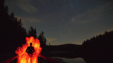 Having fun under the night sky.
#BvSAstro