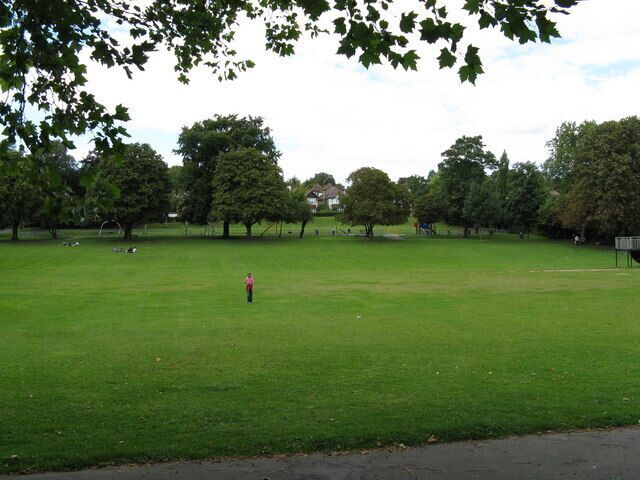 Rotary Field, Purley The field is open to the public, and is used as a fairground periodically, and also for firework displays. The course of the primitive Croydon, Merstham and Godstone Railway, a public horse-drawn railway, crosses the field about half-way up, (where the line of trees is seen).