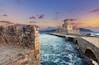 The Methoni Venetian Fortress in the Peloponnese, Messenia, Greece