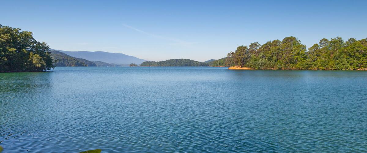 View from the shore at South Holston Lake; Shutterstock ID 208807222