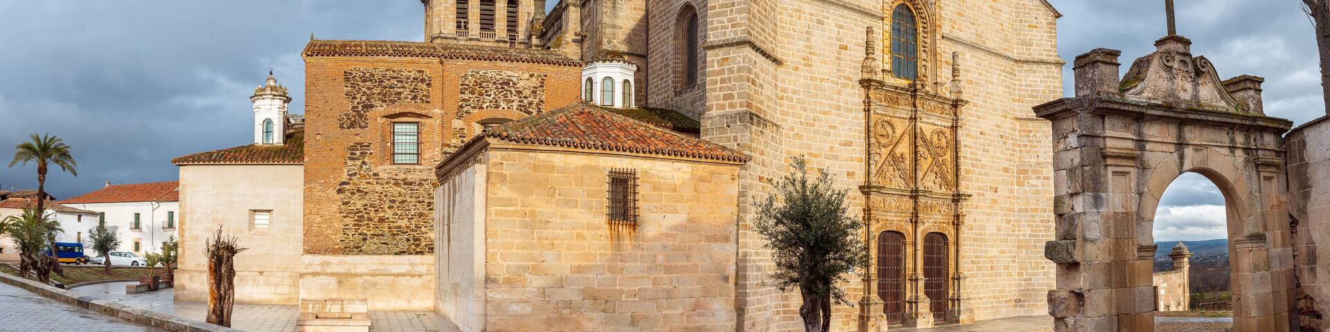 Cathedral of Santa Maria de la Asuncion in Coria, Caceres, Extremadura, Spain