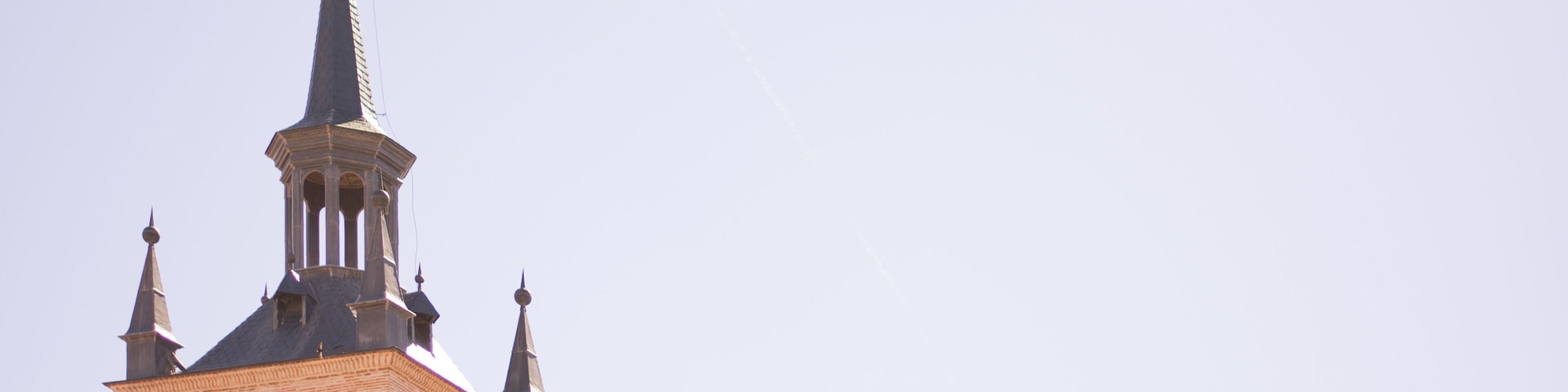 Mudejar Tower of the Parish Church Santa María de Illescas, Toledo in Spain