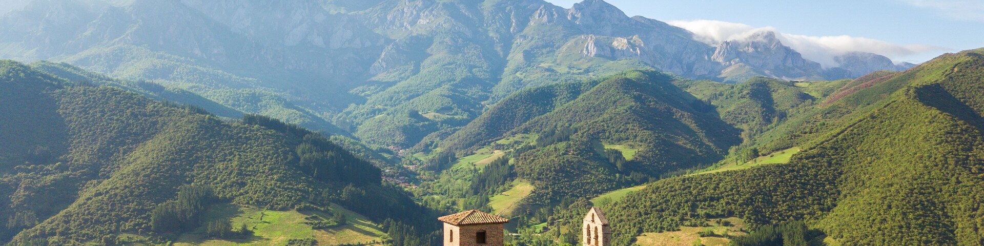 views of santo toribio de liebana church, Spain