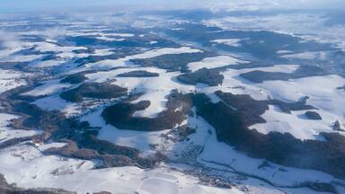 Germany, Baden-Württemberg, approach into ZRH across the Southern part of Black Forest