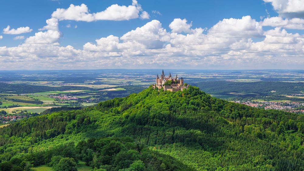 Hohenzollern Castle, Hechingen, Swabian Jura, Baden-Wurttemberg, Germany